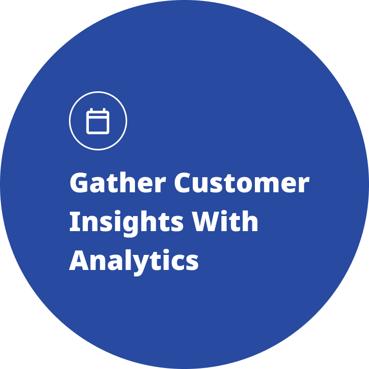 Gather customer insights with analytics